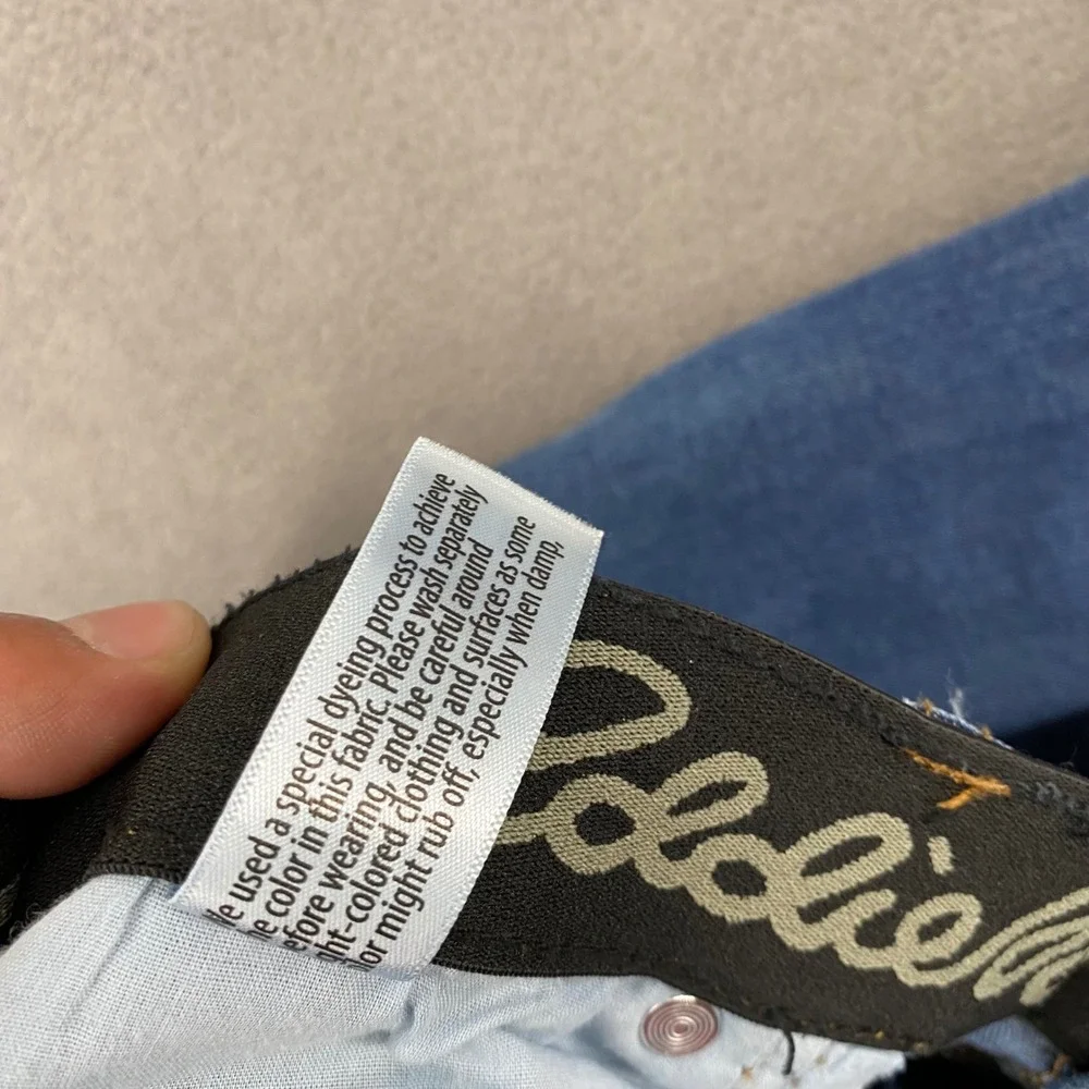 Eddie Bauer Mens Straight Leg Jeans Blue Medium Wash Denim 36x32 Mid Rise